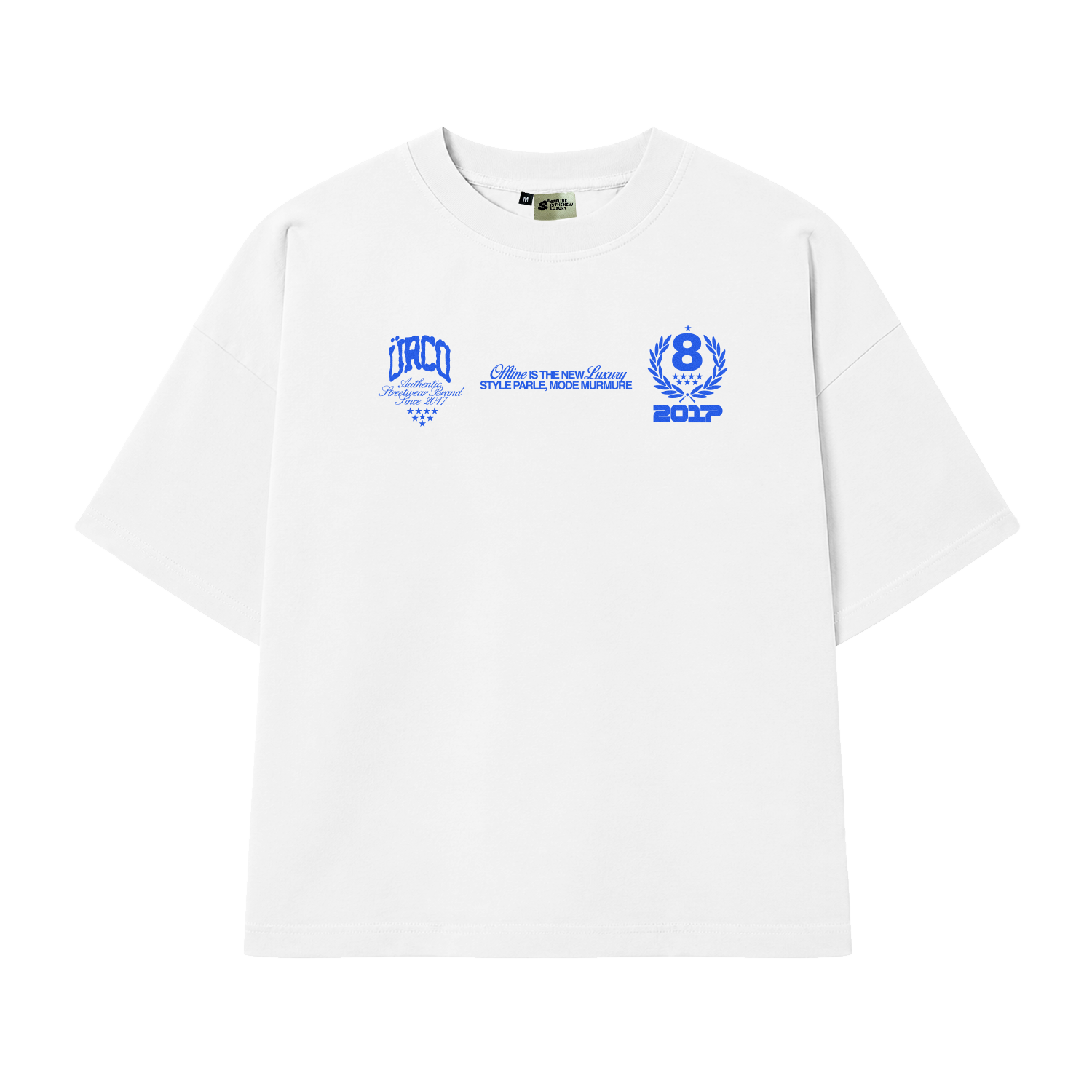 8YEARS WHITE BOXY TEE