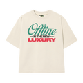 CREAM OFFLINE BOXY TEE