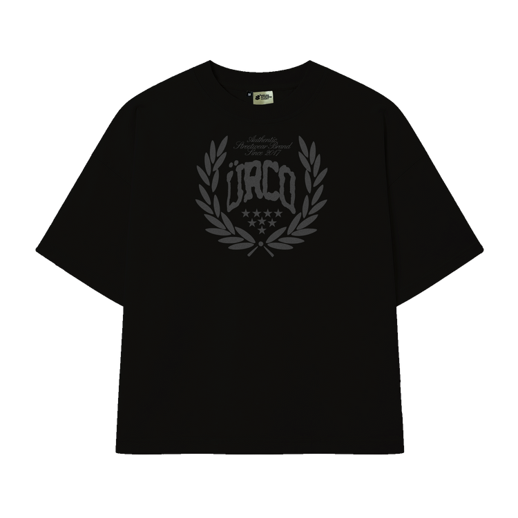 BLACK CROWN BOXY TEE