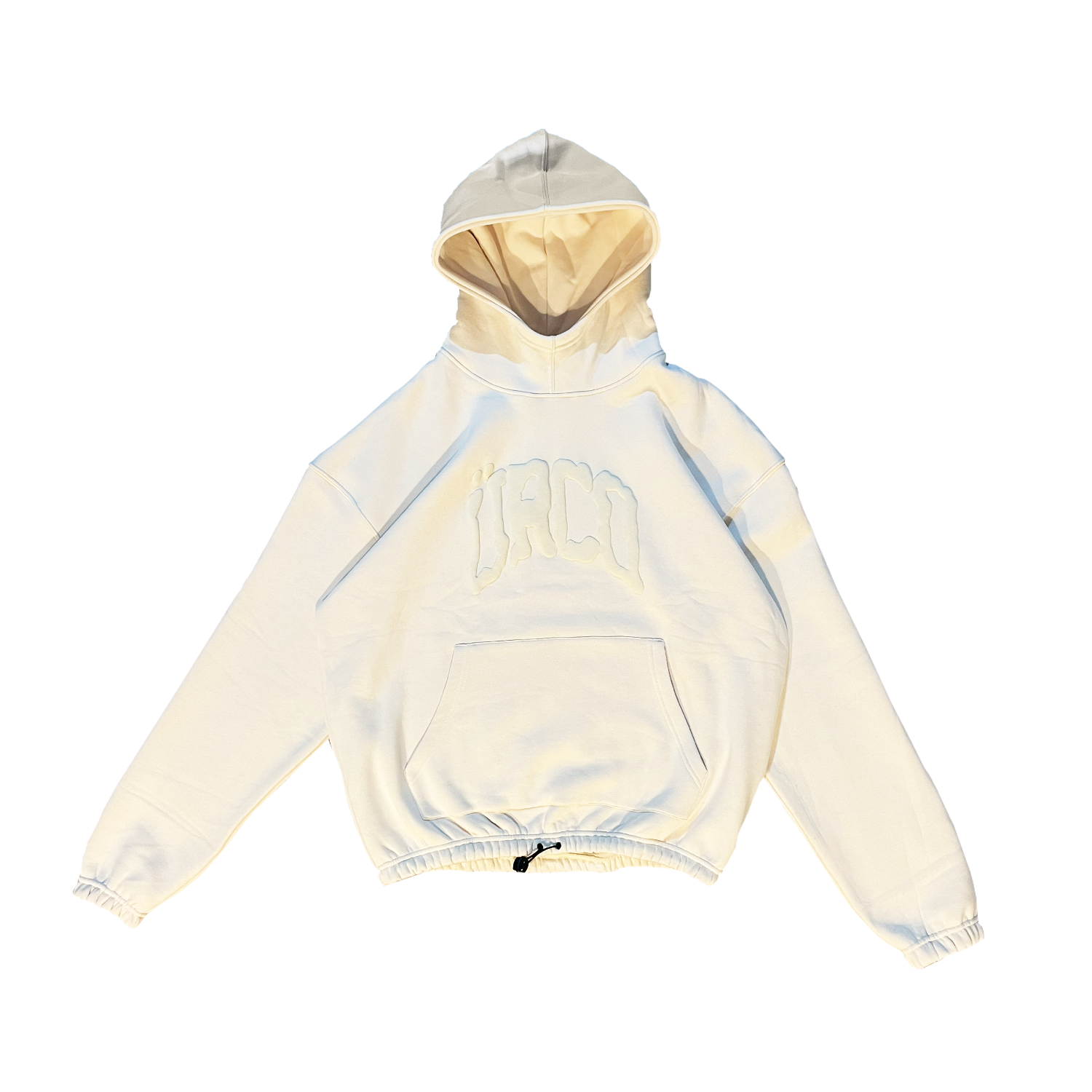 "LOGO HOODIE" | CREAM