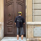 BLACK CROWN BOXY TEE